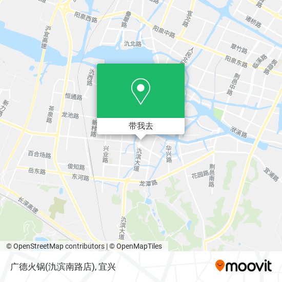 广德火锅(氿滨南路店)地图