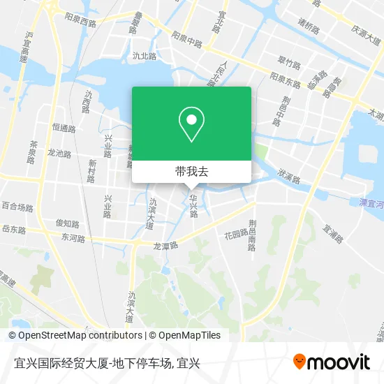宜兴国际经贸大厦-地下停车场地图