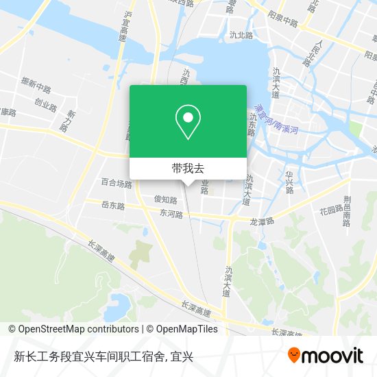 新长工务段宜兴车间职工宿舍地图