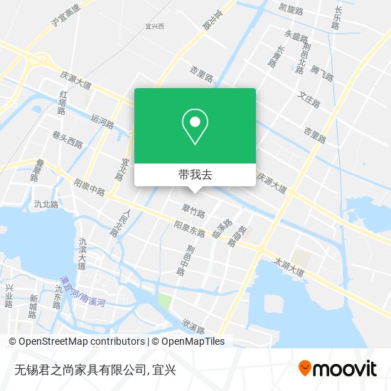 无锡君之尚家具有限公司地图
