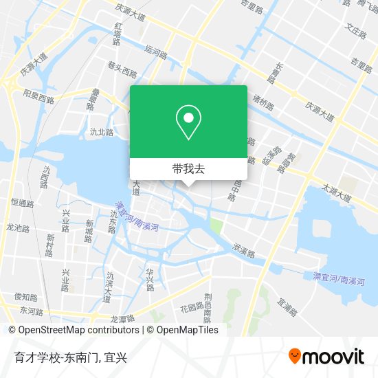 育才学校-东南门地图