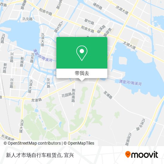 新人才市场自行车租赁点地图