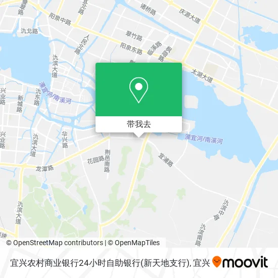 宜兴农村商业银行24小时自助银行(新天地支行)地图