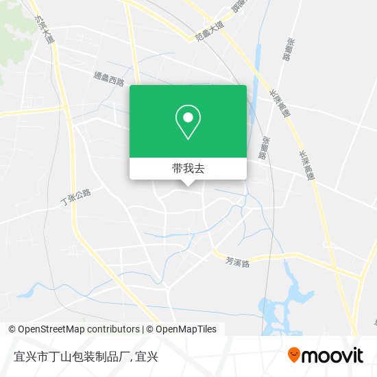 宜兴市丁山包装制品厂地图