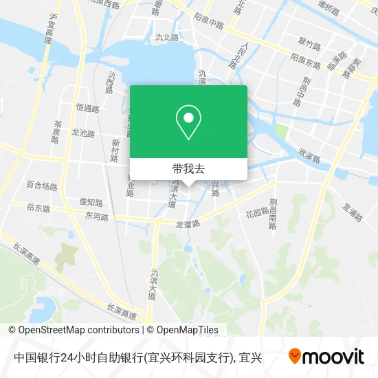 中国银行24小时自助银行(宜兴环科园支行)地图