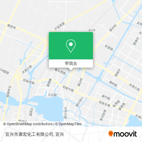 宜兴市康宏化工有限公司地图