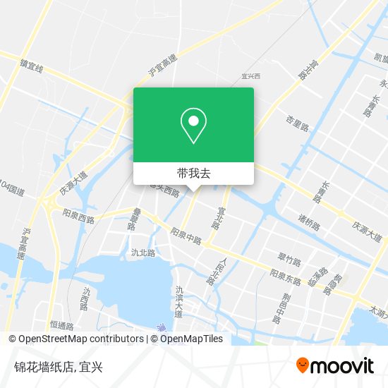 锦花墙纸店地图