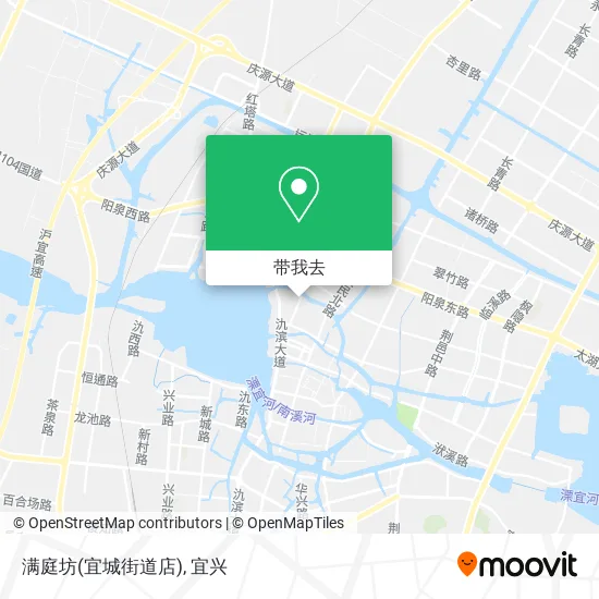满庭坊(宜城街道店)地图