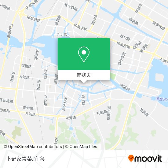 卜记家常菜地图