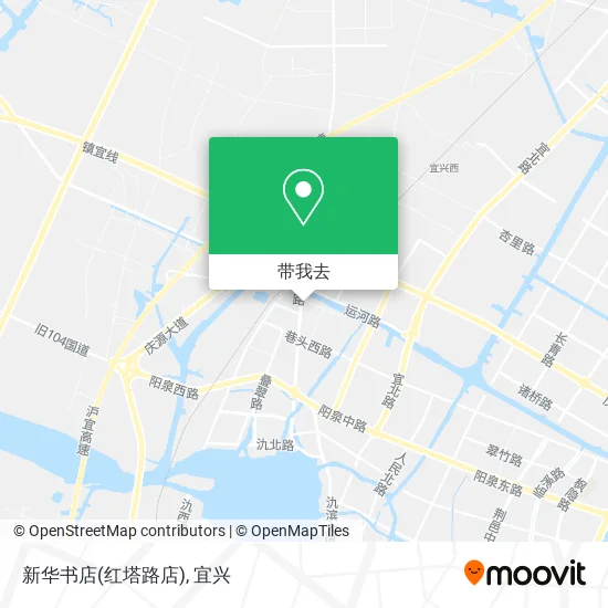 新华书店(红塔路店)地图