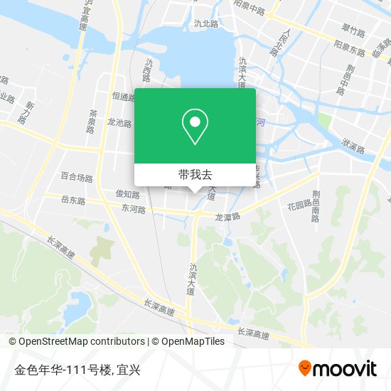 金色年华-111号楼地图