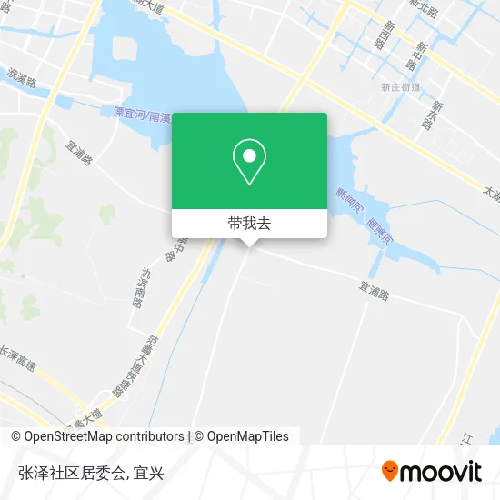 张泽社区居委会地图