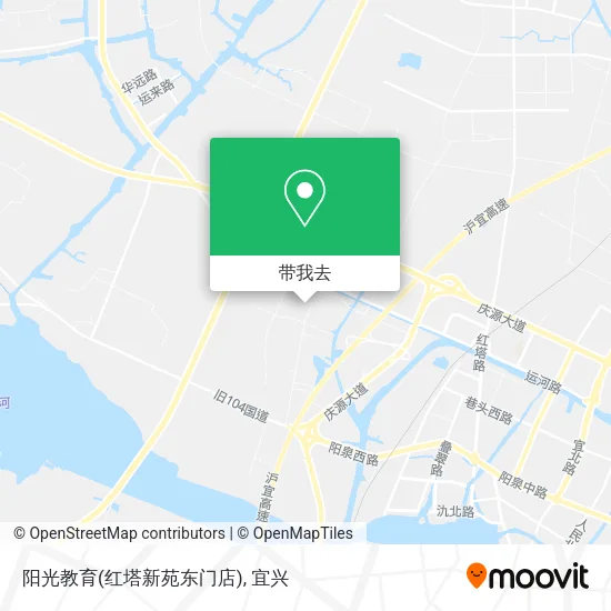 阳光教育(红塔新苑东门店)地图