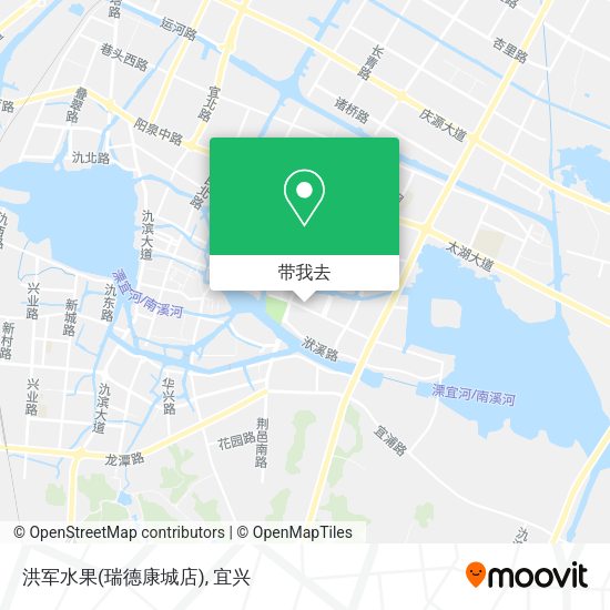 洪军水果(瑞德康城店)地图