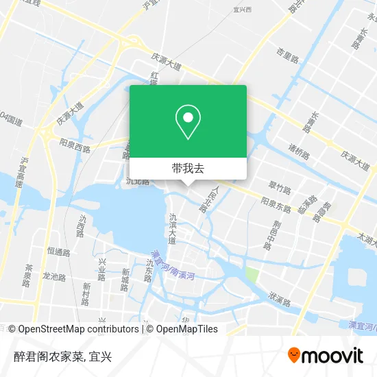 醉君阁农家菜地图