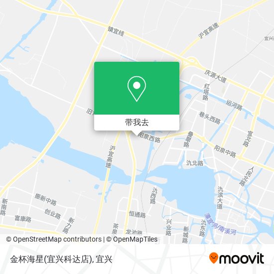 金杯海星(宜兴科达店)地图