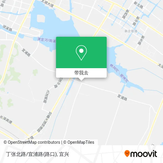 丁张北路/宜浦路(路口)地图