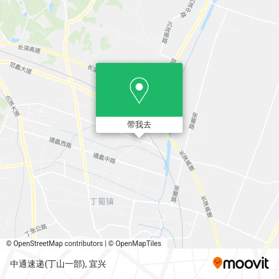 中通速递(丁山一部)地图