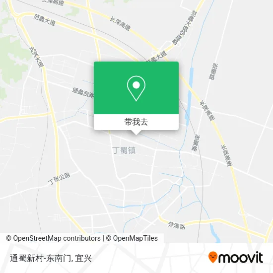 通蜀新村-东南门地图