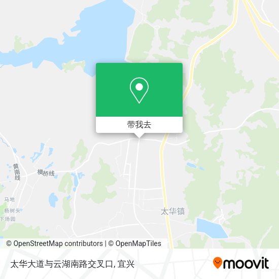 太华大道与云湖南路交叉口地图