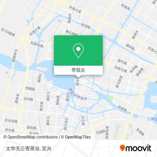 太华无公害茶业地图