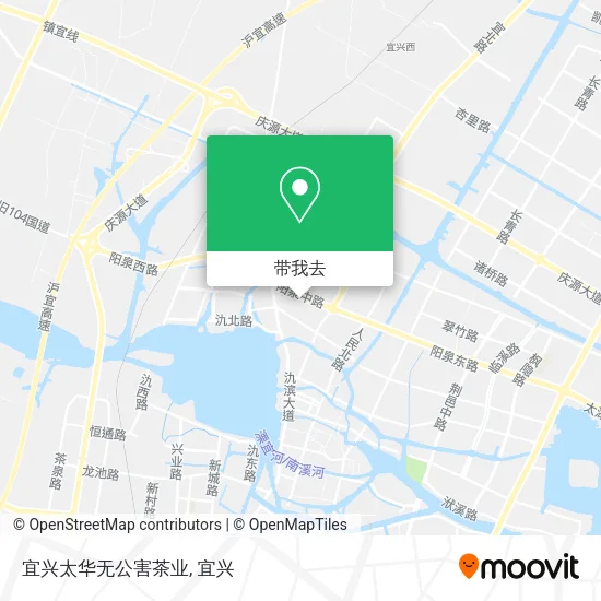 宜兴太华无公害茶业地图