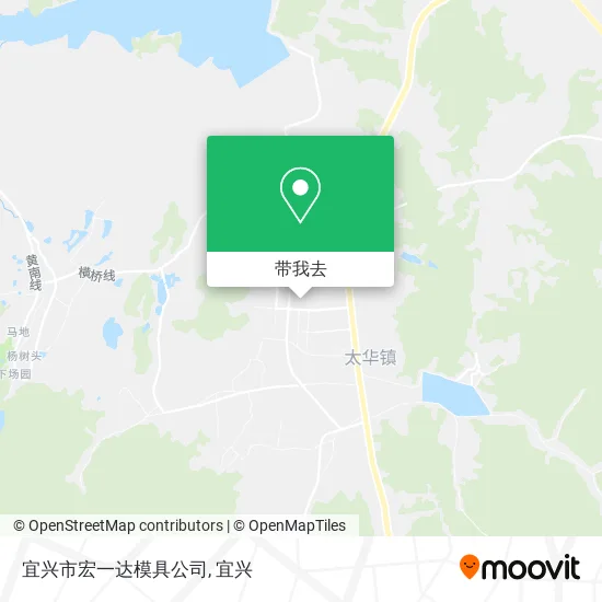 宜兴市宏一达模具公司地图