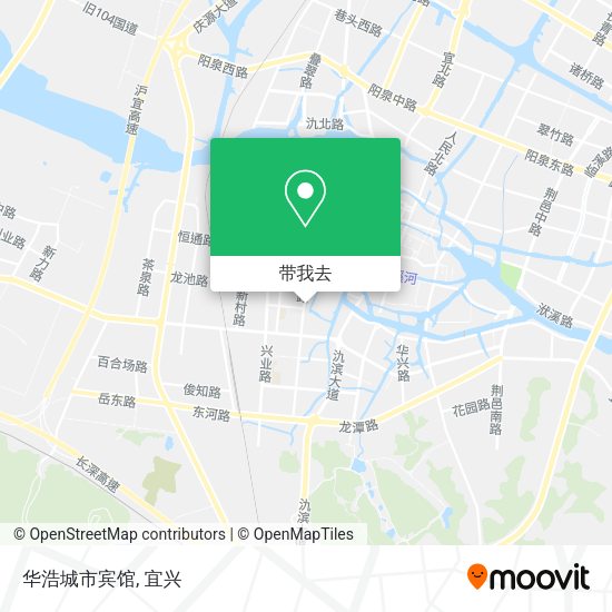 华浩城市宾馆地图