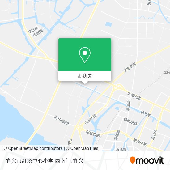 宜兴市红塔中心小学-西南门地图
