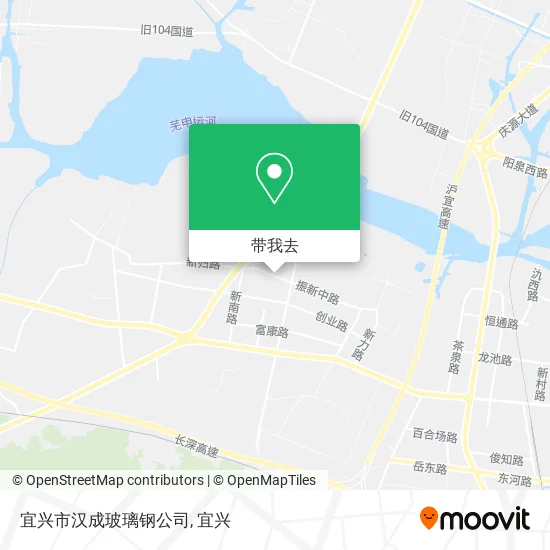 宜兴市汉成玻璃钢公司地图