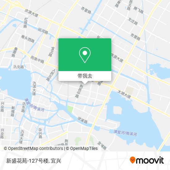 新盛花苑-127号楼地图