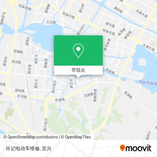 肖记电动车维修地图