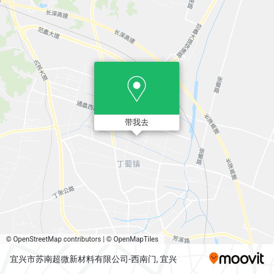 宜兴市苏南超微新材料有限公司-西南门地图