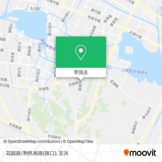 花园路/荆邑南路(路口)地图