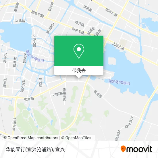 华韵琴行(宜兴沧浦路)地图