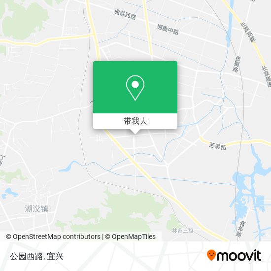 公园西路地图