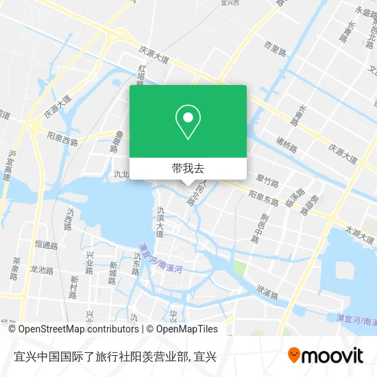 宜兴中国国际了旅行社阳羡营业部地图