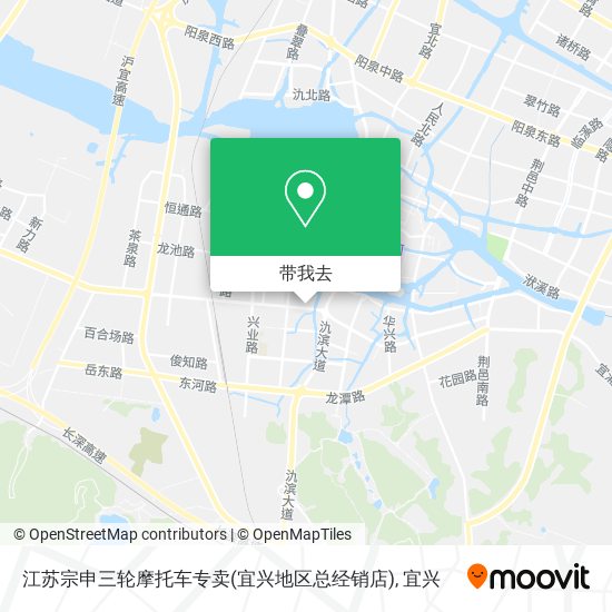 江苏宗申三轮摩托车专卖(宜兴地区总经销店)地图