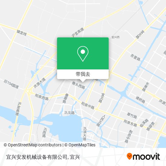 宜兴安发机械设备有限公司地图