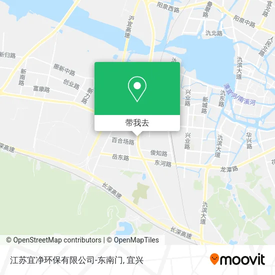 江苏宜净环保有限公司-东南门地图