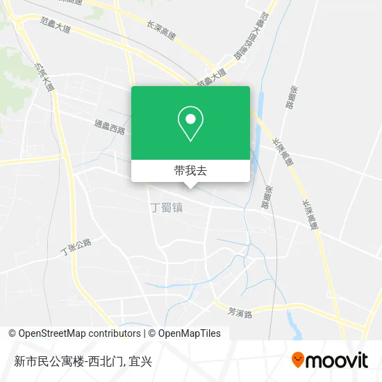 新市民公寓楼-西北门地图