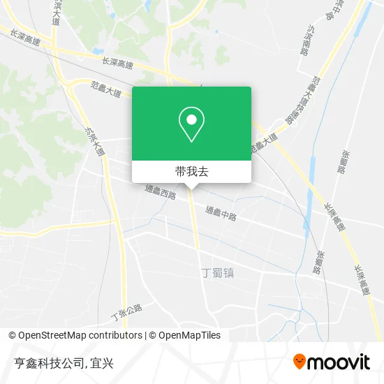 亨鑫科技公司地图