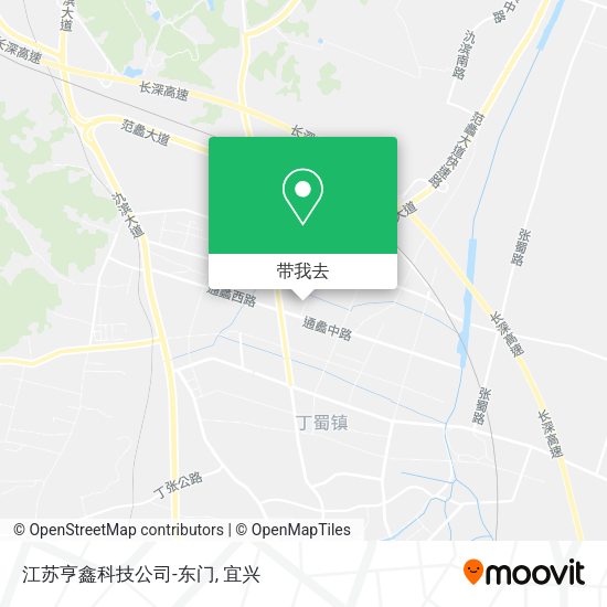 江苏亨鑫科技公司-东门地图