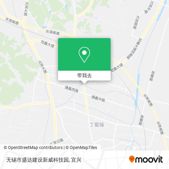 无锡市盛达建设新威科技园地图