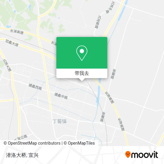 潜洛大桥地图