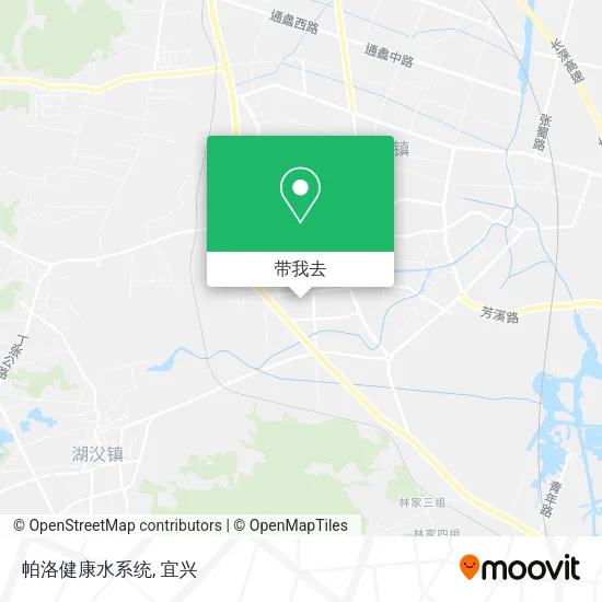 帕洛健康水系统地图