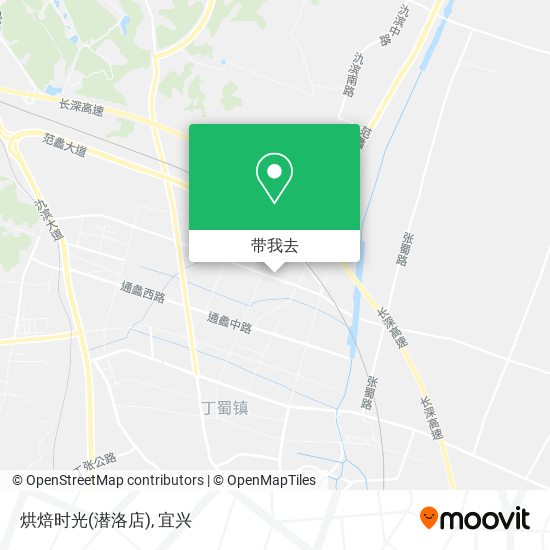 烘焙时光(潜洛店)地图