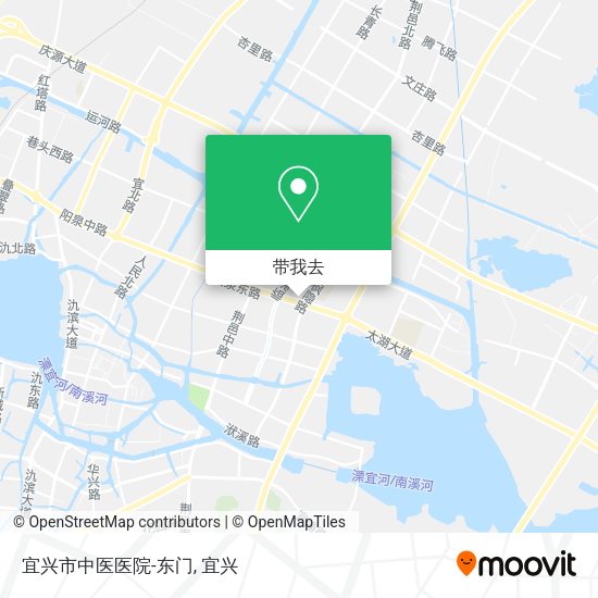 宜兴市中医医院-东门地图