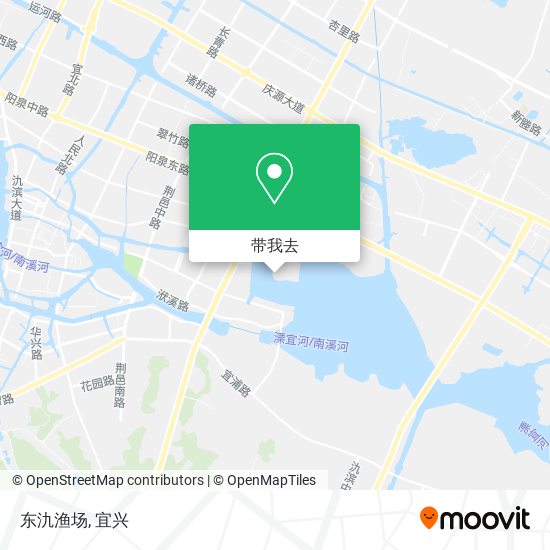 东氿渔场地图