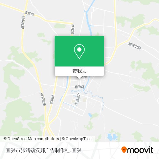 宜兴市张渚镇汉邦广告制作社地图